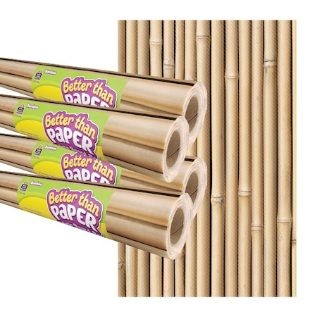 Teacher Created Resources Bamboo Better Than Paper Bulletin Board Roll, 4ft. x 12ft., 4PK TCR32439